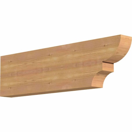 Ekena Millwork Ridgewood Smooth Rafter Tail, Western Red Cedar, 3 1/2"W x 10"H x 36"L RFT04X10X36RID00SWR